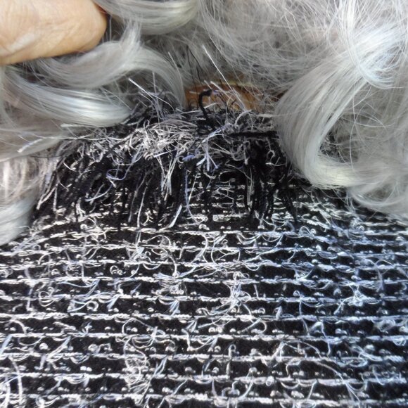 St. John Collection Black Tweed Knit Skirt Suit Size 4 - Picture 12 of 16